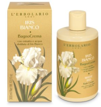 L'Erbolario Iris Bianco Bagno Crema Detergente 300 ml